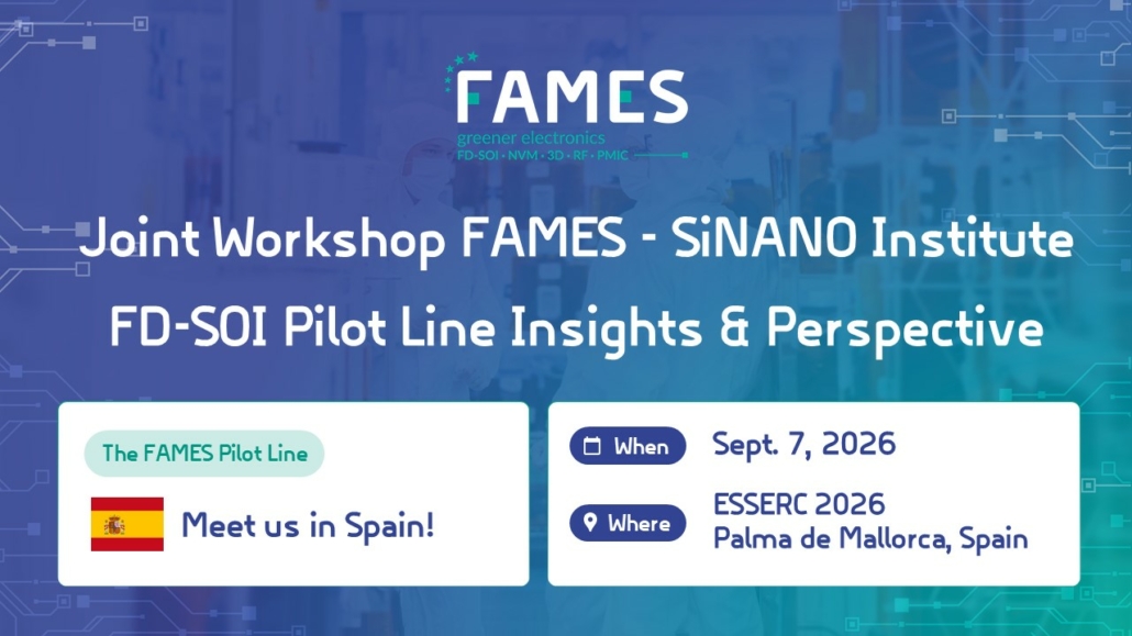 SiNANO to Co-Organize a Dedicated Workshop at ESSERC 2026